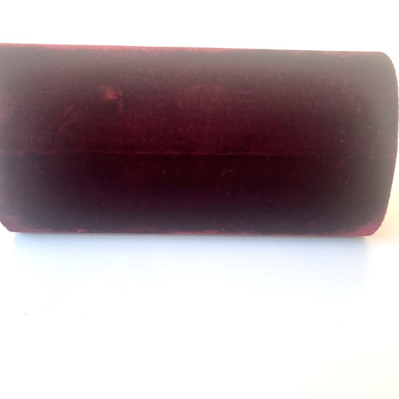 NEW DOLCE & GABBANA Sunglasses Glasses Hard Case Burgundy Velvet with Pouch - Picture 3 of 6